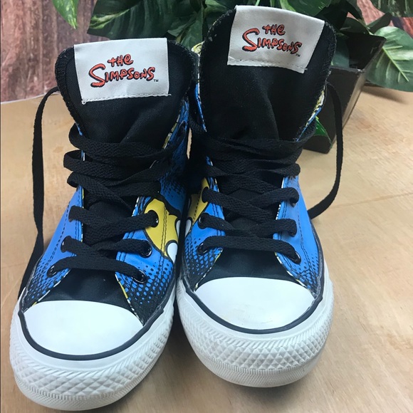 RARE the simpsons high top chucks. Homer! Collectible - Picture 2 of 13